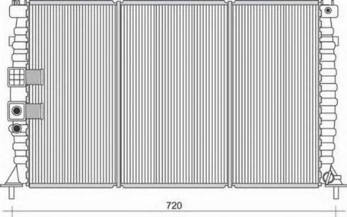 Magneti Marelli 350213107400 - Radiator, engine cooling autospares.lv