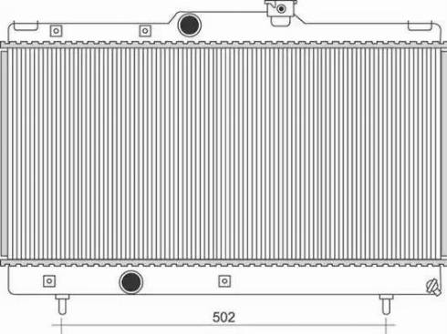 Magneti Marelli 350213115900 - Radiator, engine cooling autospares.lv