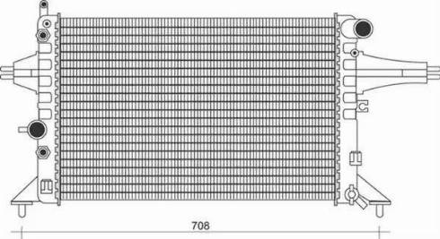 Magneti Marelli 350213112009 - Radiator, engine cooling autospares.lv