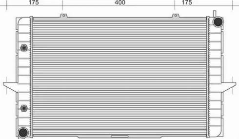 Magneti Marelli 350213117300 - Radiator, engine cooling autospares.lv