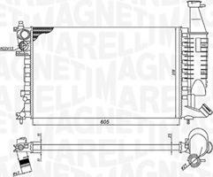 Magneti Marelli 350213186400 - Radiator, engine cooling autospares.lv