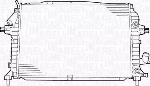 Magneti Marelli 350213130400 - Radiator, engine cooling autospares.lv