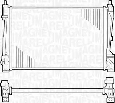 Magneti Marelli 350213121000 - Radiator, engine cooling autospares.lv