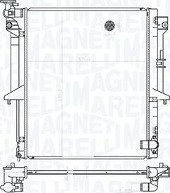 Magneti Marelli 350213177300 - Radiator, engine cooling autospares.lv