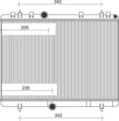 Magneti Marelli 350213889000 - Radiator, engine cooling autospares.lv