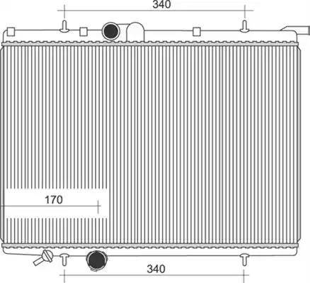 Magneti Marelli 350213882000 - Radiator, engine cooling autospares.lv