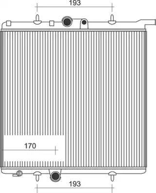 Magneti Marelli 350213874000 - Radiator, engine cooling autospares.lv