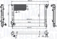 Magneti Marelli 350213212700 - Radiator, engine cooling autospares.lv