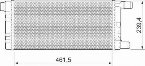 Magneti Marelli 350213273000 - Radiator, engine cooling autospares.lv