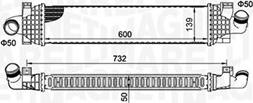 Magneti Marelli 351319204980 - Intercooler, charger autospares.lv