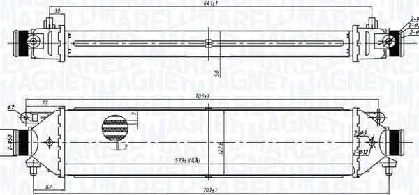 Magneti Marelli 351319204100 - Intercooler, charger autospares.lv