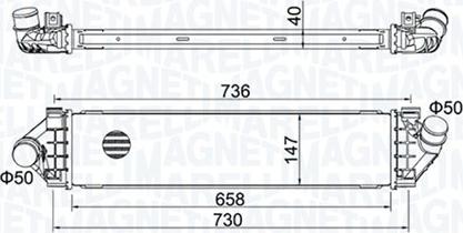 Magneti Marelli 351319204270 - Intercooler, charger autospares.lv