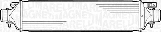 Magneti Marelli 351319201740 - Intercooler, charger autospares.lv