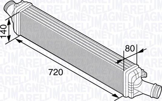 Magneti Marelli 351319202690 - Intercooler, charger autospares.lv