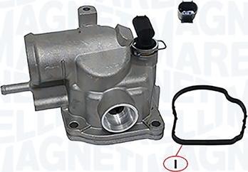 Magneti Marelli 352317000740 - Coolant thermostat / housing autospares.lv