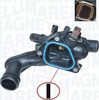 Magneti Marelli 352317001050 - Coolant thermostat / housing autospares.lv