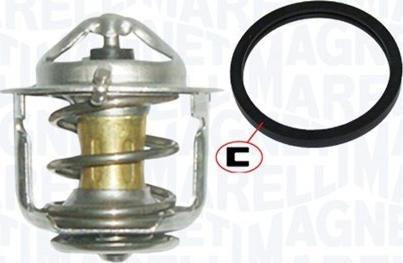 Magneti Marelli 352317003350 - Coolant thermostat / housing autospares.lv