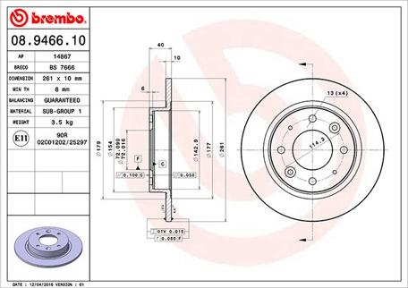 Magneti Marelli 360406095200 - Brake Disc autospares.lv