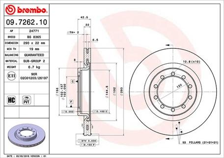 Magneti Marelli 360406044600 - Brake Disc autospares.lv