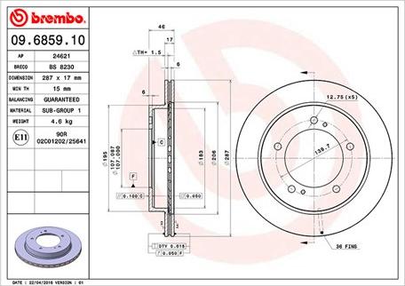 Magneti Marelli 360406046100 - Brake Disc autospares.lv