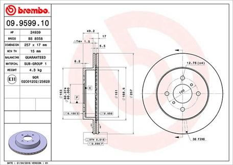 Magneti Marelli 360406046200 - Brake Disc autospares.lv