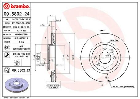 Magneti Marelli 360406043100 - Brake Disc autospares.lv