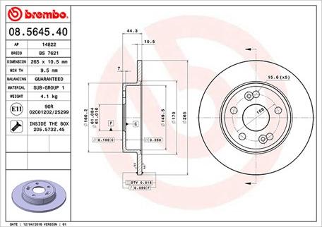 Magneti Marelli 360406043800 - Brake Disc autospares.lv