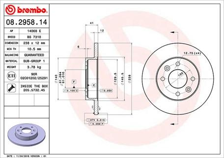 Magneti Marelli 360406042100 - Brake Disc autospares.lv