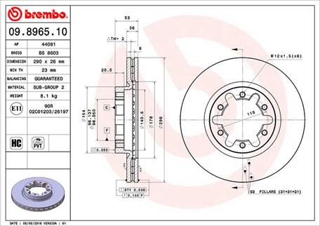 Magneti Marelli 360406055300 - Brake Disc autospares.lv