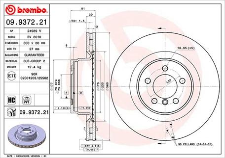 Magneti Marelli 360406055701 - Brake Disc autospares.lv