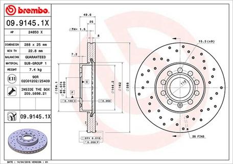 Magneti Marelli 360406050502 - Brake Disc autospares.lv