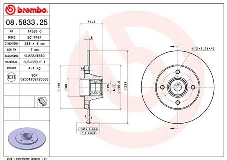 Magneti Marelli 360406053100 - Brake Disc autospares.lv