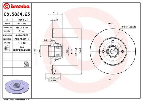 Magneti Marelli 360406053300 - Brake Disc autospares.lv