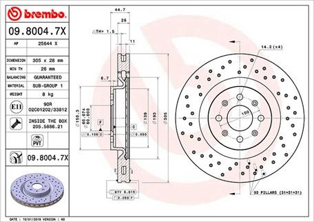 Magneti Marelli 360406064502 - Brake Disc autospares.lv