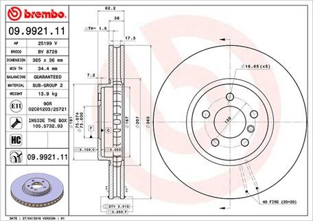 Magneti Marelli 360406068500 - Brake Disc autospares.lv