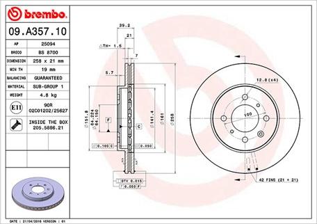 Magneti Marelli 360406063700 - Brake Disc autospares.lv