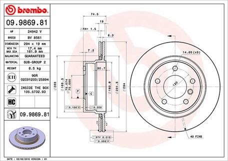 Magneti Marelli 360406004401 - Brake Disc autospares.lv