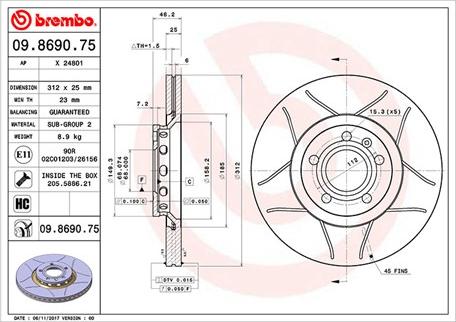 Magneti Marelli 360406001605 - Brake Disc autospares.lv