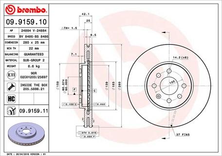 Magneti Marelli 360406008400 - Brake Disc autospares.lv