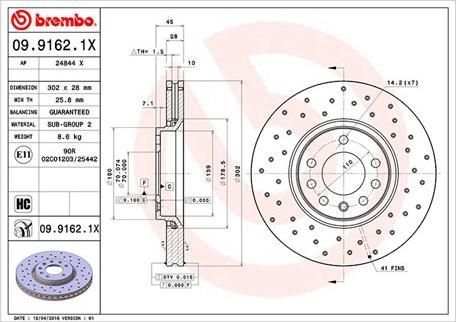 Magneti Marelli 360406008202 - Brake Disc autospares.lv