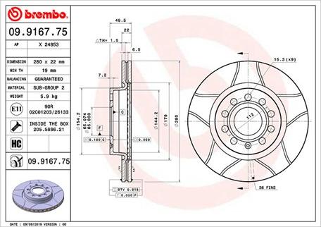 Magneti Marelli 360406002005 - Brake Disc autospares.lv