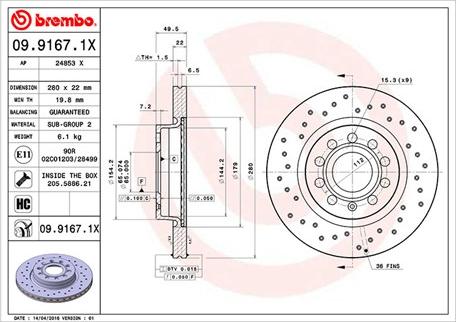 Magneti Marelli 360406002002 - Brake Disc autospares.lv