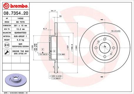 Magneti Marelli 360406010600 - Brake Disc autospares.lv