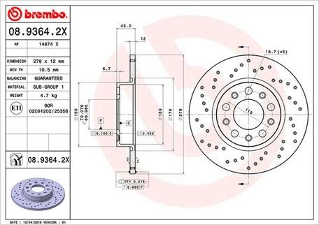 Magneti Marelli 360406011402 - Brake Disc autospares.lv