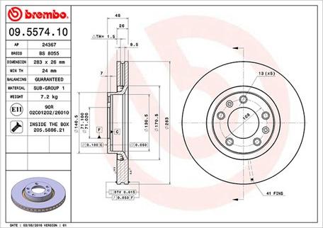 Magneti Marelli 360406018200 - Brake Disc autospares.lv