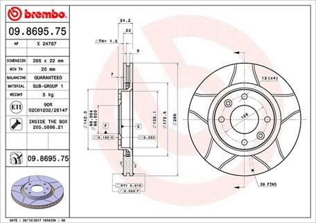 Magneti Marelli 360406018705 - Brake Disc autospares.lv