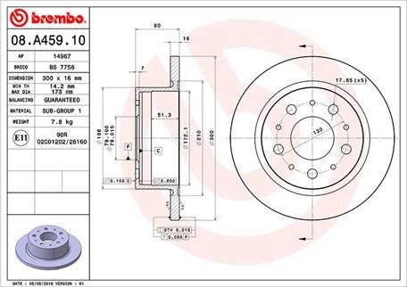 Magneti Marelli 360406089600 - Brake Disc autospares.lv