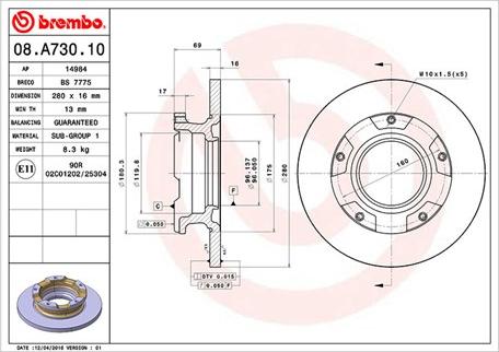 Magneti Marelli 360406080300 - Brake Disc autospares.lv