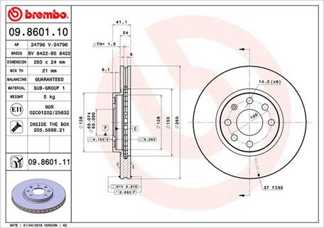 Magneti Marelli 360406039500 - Brake Disc autospares.lv