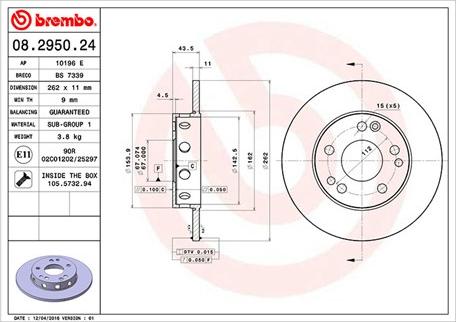 Magneti Marelli 360406030800 - Brake Disc autospares.lv